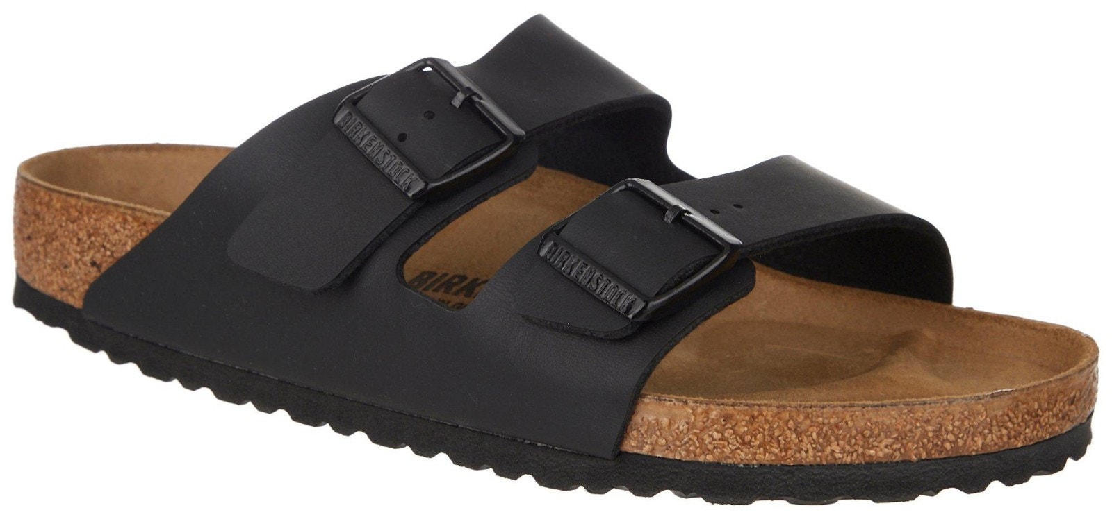 Birkenstock Arizona Synthetic Leather Men's Sandals Black Size 11 Us , 44 Uk